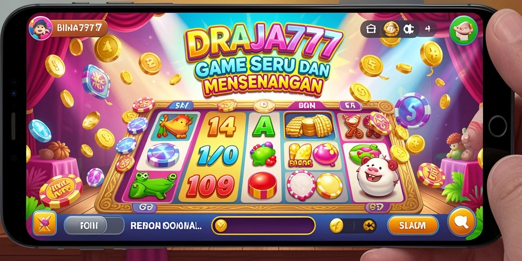 Tampilan gameplay DRAJA777 yang seru dan interaktif.