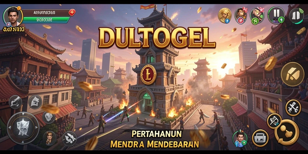 Screenshot DULTOGEL menampilkan aksi mendebarkan dalam gameplay Tower Defense.
