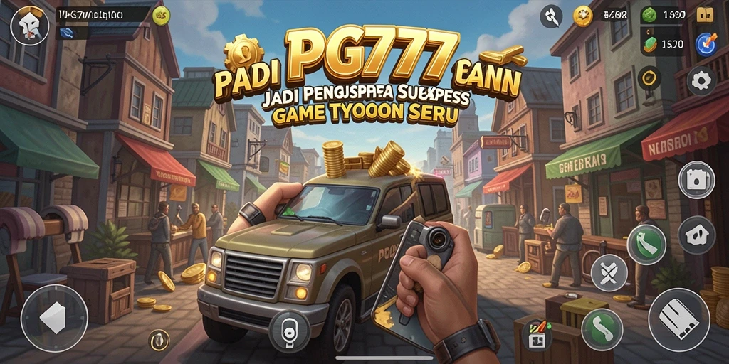 Screenshot PG777 menampilkan gameplay Tycoon yang menarik.