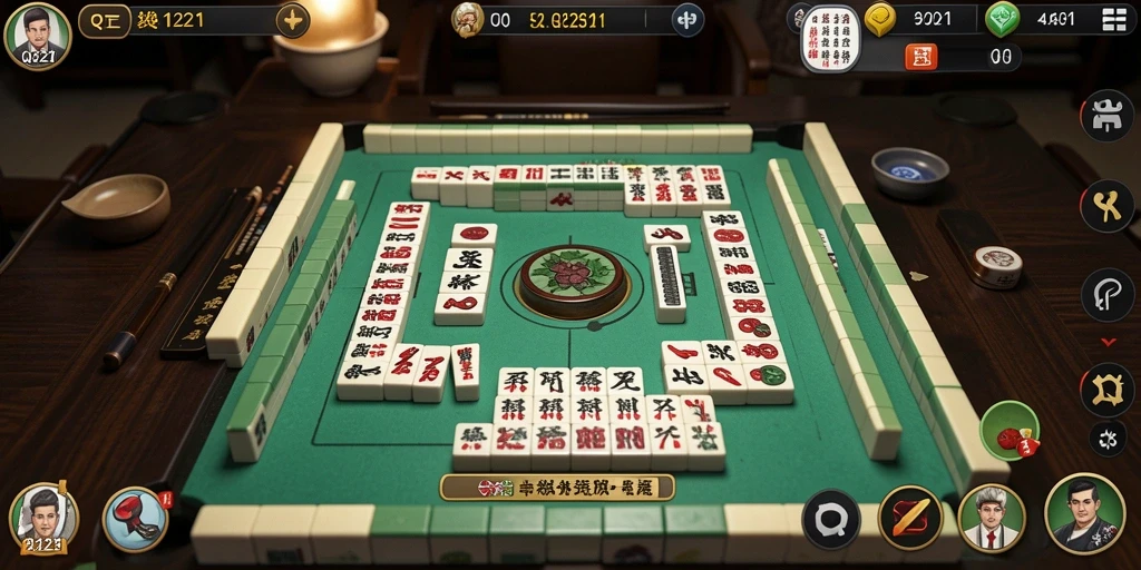 Gameplay menarik QQ1221 Mahjong dengan grafis yang memukau.