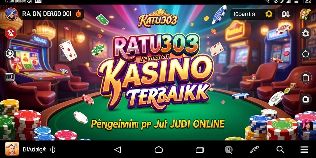 Tampilan gameplay menarik dari RATU303 menunjukkan keseruan permainan Kasino.