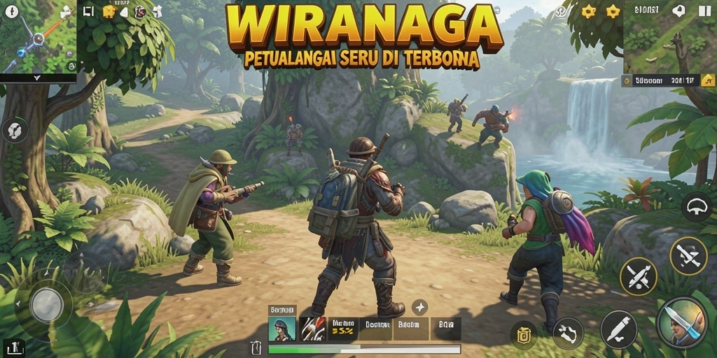 Tampilan gameplay menakjubkan dari dunia terbuka WIRANAGA.